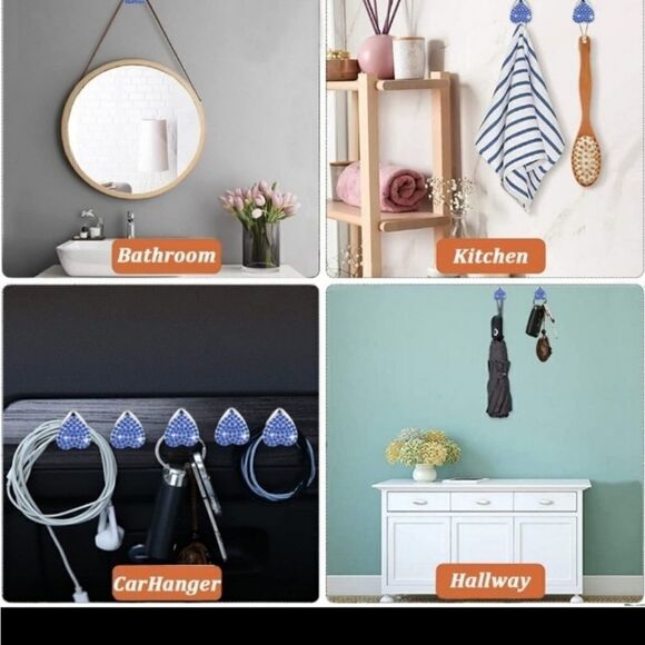 3Blue gems heart hooker  - Picture 1 of 3